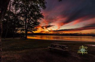 Sunset on Bantam Lake